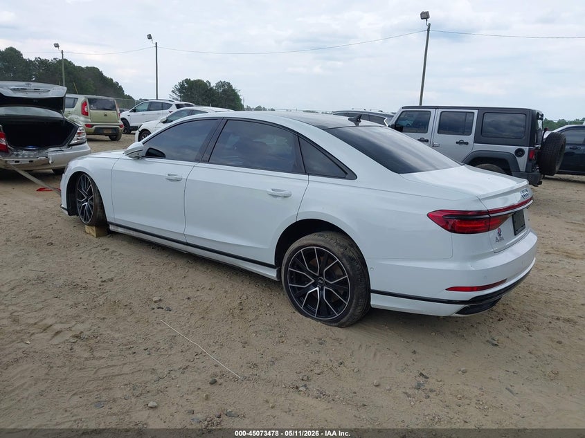2020 Audi A8 VIN WAU8EAF88LN014837 IAAI salvage auction — SIDE, Salvage (Georgia), sold $13,000 on 2026-07-30 (photo 3)
