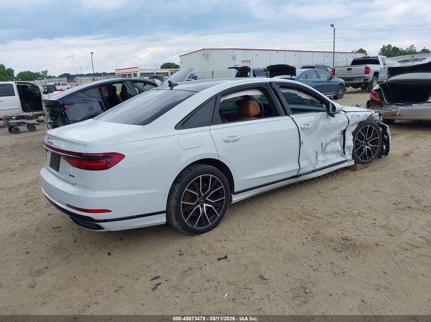 2020 Audi A8 VIN WAU8EAF88LN014837 IAAI salvage auction — SIDE, Salvage (Georgia), sold $13,000 on 2026-07-30 (photo 4)