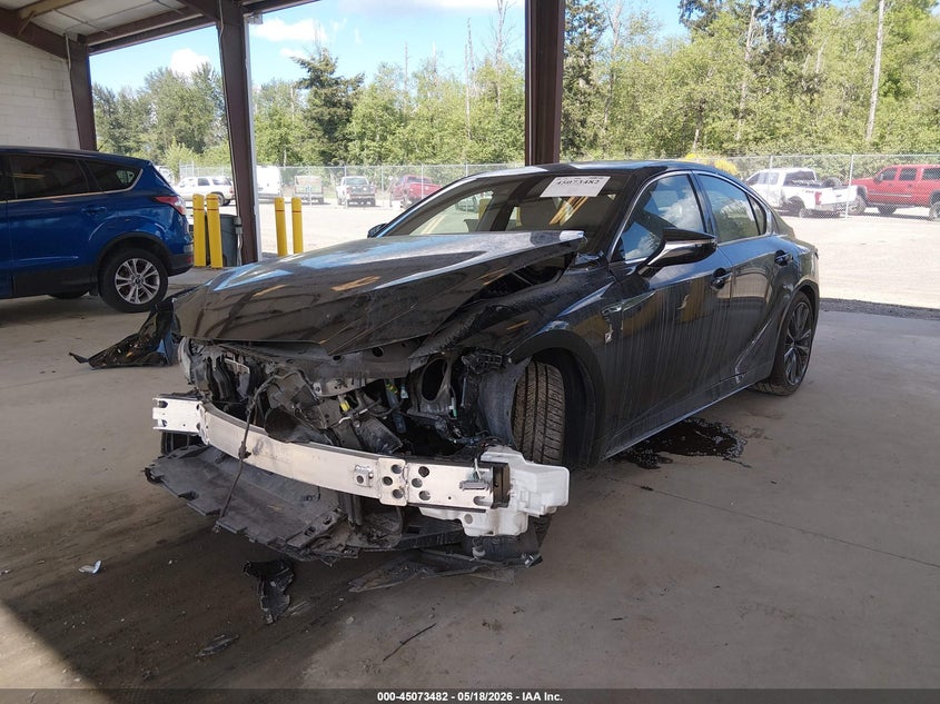 2022 Lexus Is VIN JTHGZ1B28N5058200 IAAI salvage auction — FRONT END, Bill Of Sale (Washington), sold $9,700 on 2026-07-08 (photo 2)