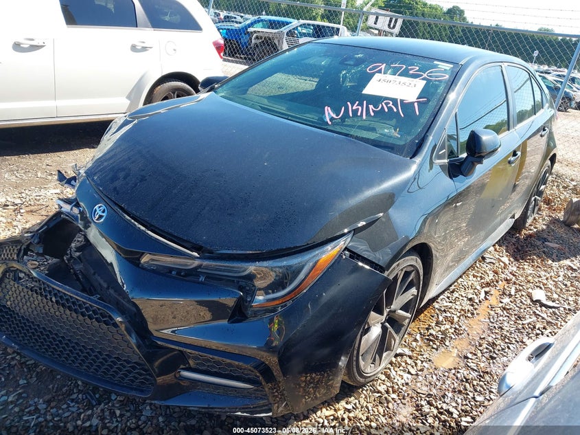 2021 Toyota Corolla VIN 5YFS4MCE2MP059736 IAAI salvage auction — FRONT END, Salvage (North Carolina), sold $2,500 on 2026-07-20 (photo 2)