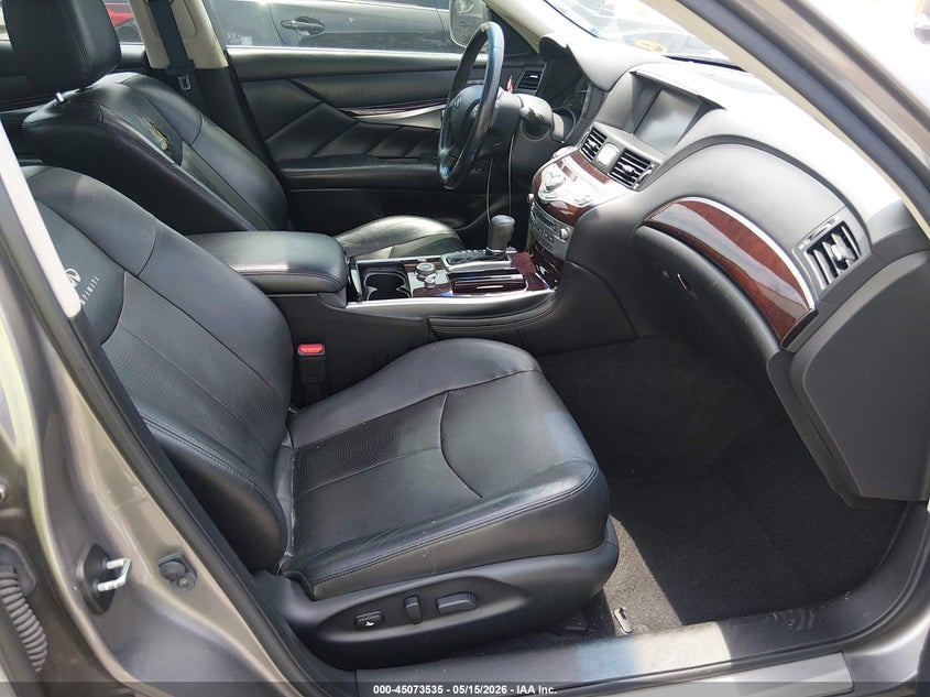2013 Infiniti M37 VIN JN1BY1AR4DM603734 IAAI salvage auction — FRONT & REAR, Salvage (Tennessee), sold $1,025 on 2026-07-14 (photo 5)