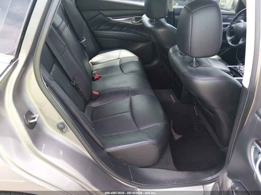 2013 Infiniti M37 VIN JN1BY1AR4DM603734 IAAI salvage auction — FRONT & REAR, Salvage (Tennessee), sold $1,025 on 2026-07-14 (photo 8)