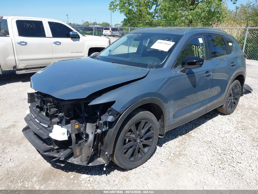 2025 Mazda Cx-5 VIN JM3KFBCM5S0686127 IAAI salvage auction — FRONT END, Salvage (Illinois), sold $9,425 on 2026-07-21 (photo 2)