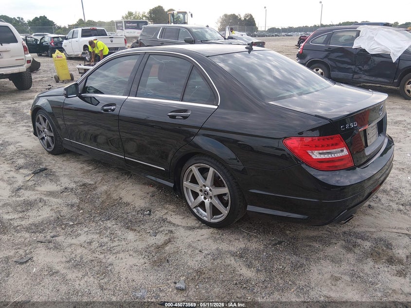 2014 Mercedes-benz C-klasse VIN WDDGF4HB7EA955766 IAAI salvage auction — FRONT END, Salvage (Idaho), sold $25 on 2026-07-30 (photo 3)