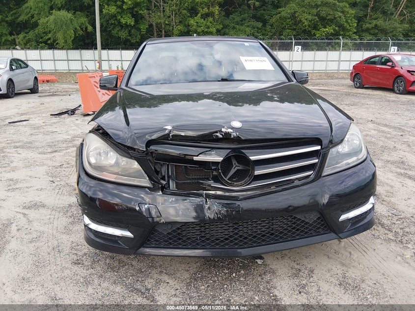 2014 Mercedes-benz C-klasse VIN WDDGF4HB7EA955766 IAAI salvage auction — FRONT END, Salvage (Idaho), sold $25 on 2026-07-30 (photo 6)