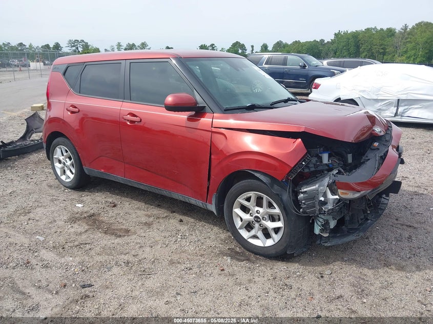 2021 Kia Soul VIN KNDJ23AU1M7773591 IAAI salvage auction — FRONT END, Salvage (South Carolina), sold $1,750 on 2026-07-18 (photo 1)