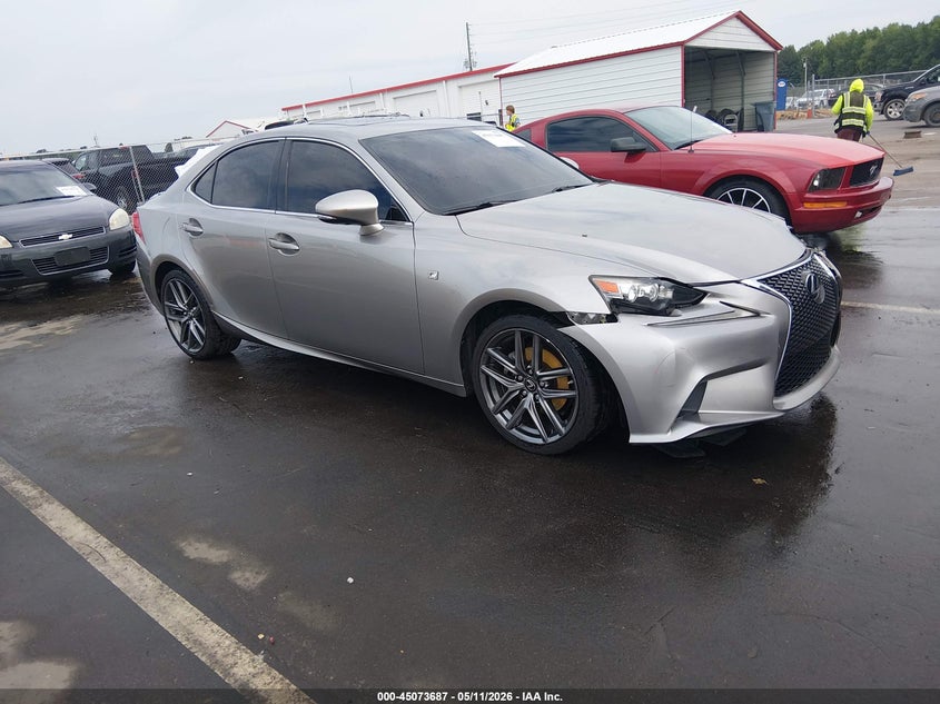 2015 Lexus Is VIN JTHCF1D2XF5026127 IAAI salvage auction — FRONT END, Salvage (North Carolina), sold $4,150 on 2026-07-15 (photo 1)