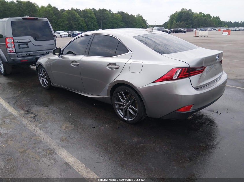 2015 Lexus Is VIN JTHCF1D2XF5026127 IAAI salvage auction — FRONT END, Salvage (North Carolina), sold $4,150 on 2026-07-15 (photo 3)
