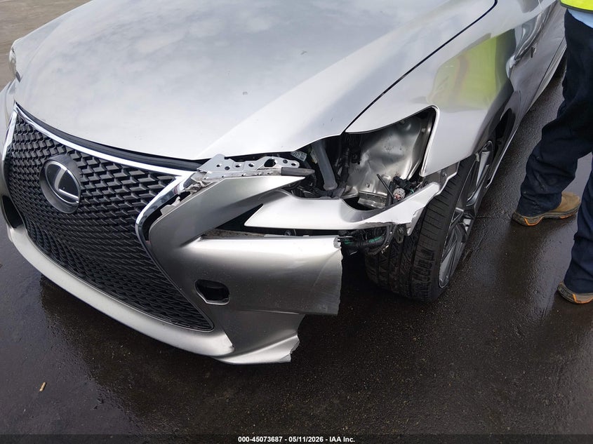2015 Lexus Is VIN JTHCF1D2XF5026127 IAAI salvage auction — FRONT END, Salvage (North Carolina), sold $4,150 on 2026-07-15 (photo 6)