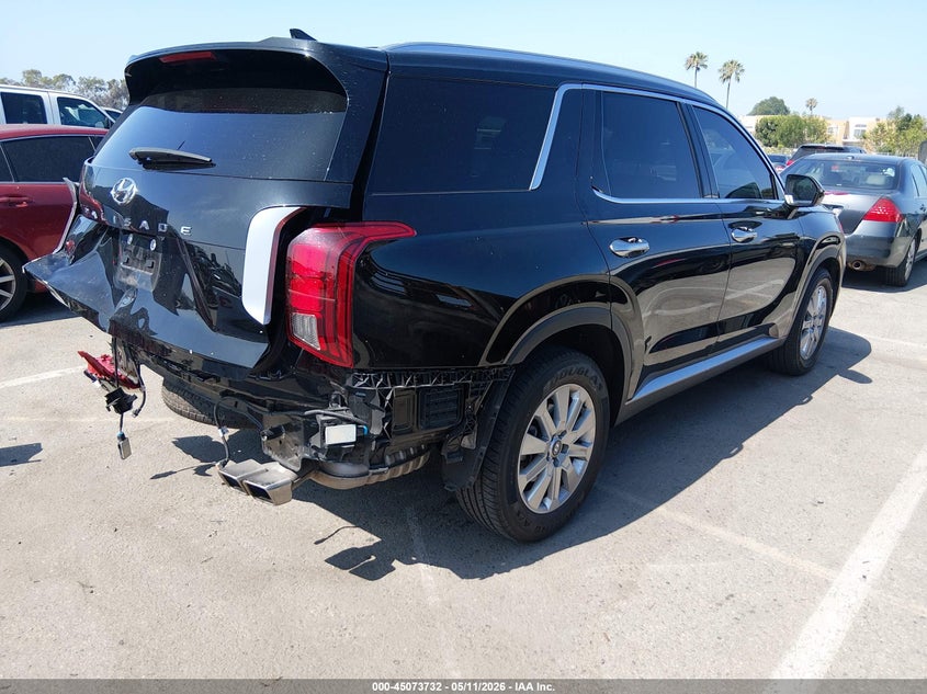2024 Hyundai Palisade VIN KM8R24GE2RU795824 IAAI salvage auction — LEFT REAR, Salvage (California), sold $9,350 on 2026-07-30 (photo 4)