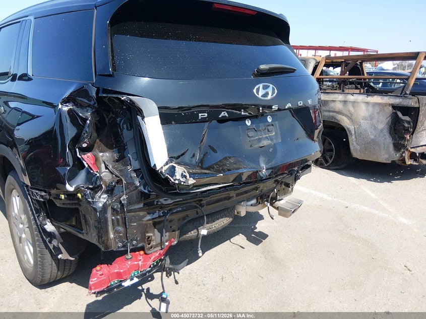 2024 Hyundai Palisade VIN KM8R24GE2RU795824 IAAI salvage auction — LEFT REAR, Salvage (California), sold $9,350 on 2026-07-30 (photo 6)