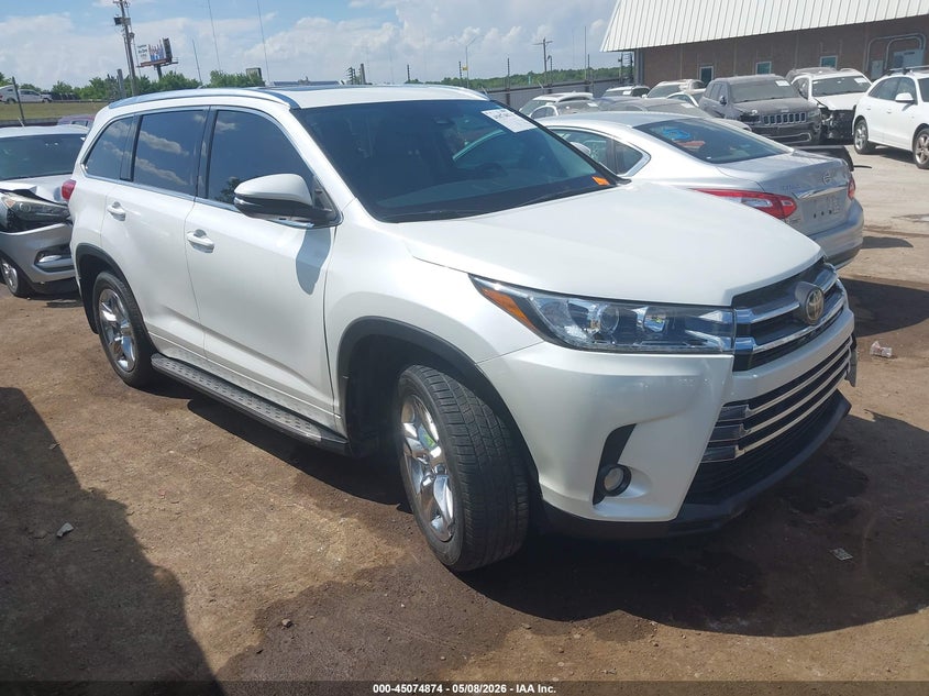 2018 Toyota Highlander VIN 5TDYZRFH6JS278863 IAAI salvage auction — LEFT SIDE, Clear (Oklahoma), sold $14,050 on 2026-07-15 (photo 1)