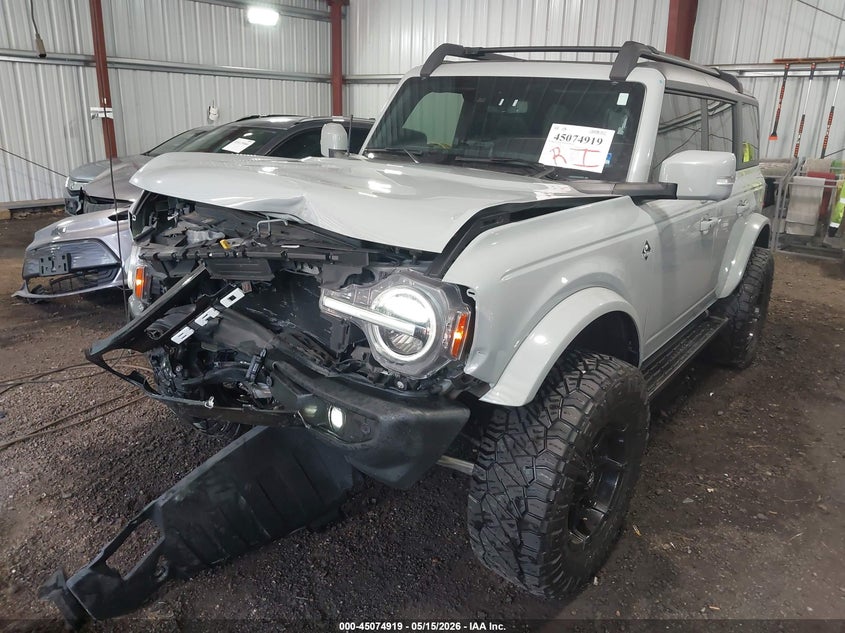 2022 Ford Bronco VIN 1FMEE5BP5NLB64568 IAAI salvage auction — FRONT END, Salvage (Virginia), sold $9,100 on 2026-07-30 (photo 2)