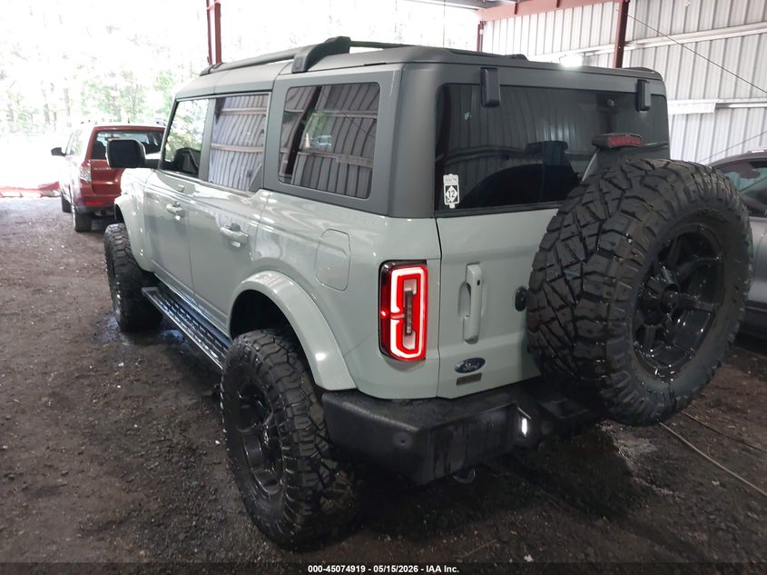 2022 Ford Bronco VIN 1FMEE5BP5NLB64568 IAAI salvage auction — FRONT END, Salvage (Virginia), sold $9,100 on 2026-07-30 (photo 3)