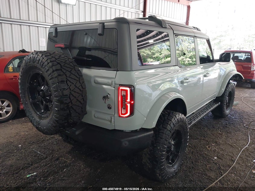2022 Ford Bronco VIN 1FMEE5BP5NLB64568 IAAI salvage auction — FRONT END, Salvage (Virginia), sold $9,100 on 2026-07-30 (photo 4)