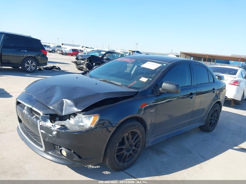 2013 Mitsubishi Lancer VIN JA32U8FW8DU018038 IAAI salvage auction — FRONT END, Original (Texas), sold $475 on 2026-07-08 (photo 2)