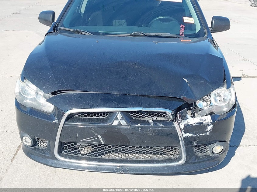 2013 Mitsubishi Lancer VIN JA32U8FW8DU018038 IAAI salvage auction — FRONT END, Original (Texas), sold $475 on 2026-07-08 (photo 6)