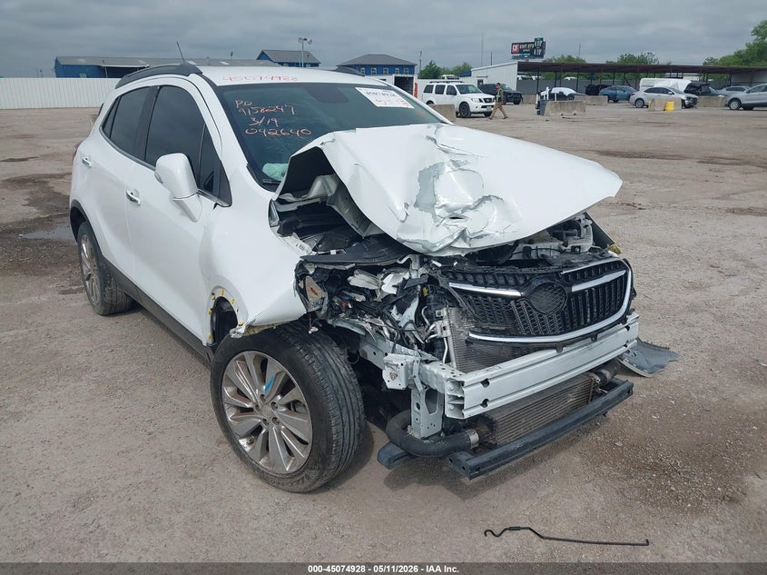 2017 Buick Encore VIN KL4CJASB1HB042640 IAAI salvage auction — FRONT END, Salvage (Texas), sold $900 on 2026-07-24 (photo 1)