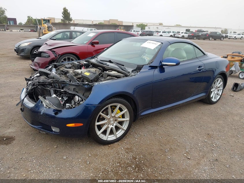 2002 Lexus Sc VIN JTHFN48Y720012869 IAAI salvage auction — FRONT END, Salvage (California), sold $475 on 2026-07-20 (photo 2)