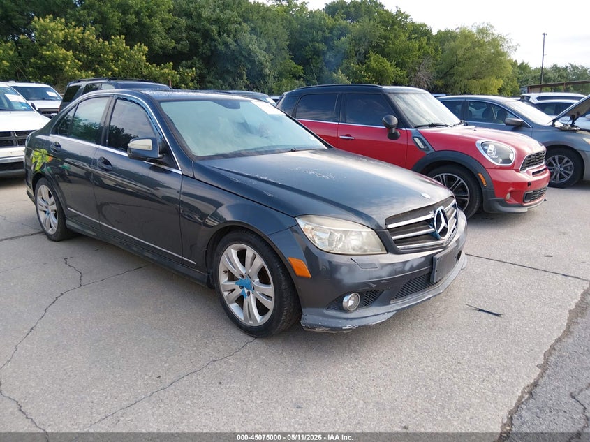2009 Mercedes-benz C class VIN WDDGF54X89R053142 IAAI salvage auction — NORMAL WEAR, Original (Texas), sold $675 on 2026-08-03 (photo 1)