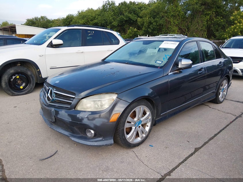 2009 Mercedes-benz C class VIN WDDGF54X89R053142 IAAI salvage auction — NORMAL WEAR, Original (Texas), sold $675 on 2026-08-03 (photo 2)