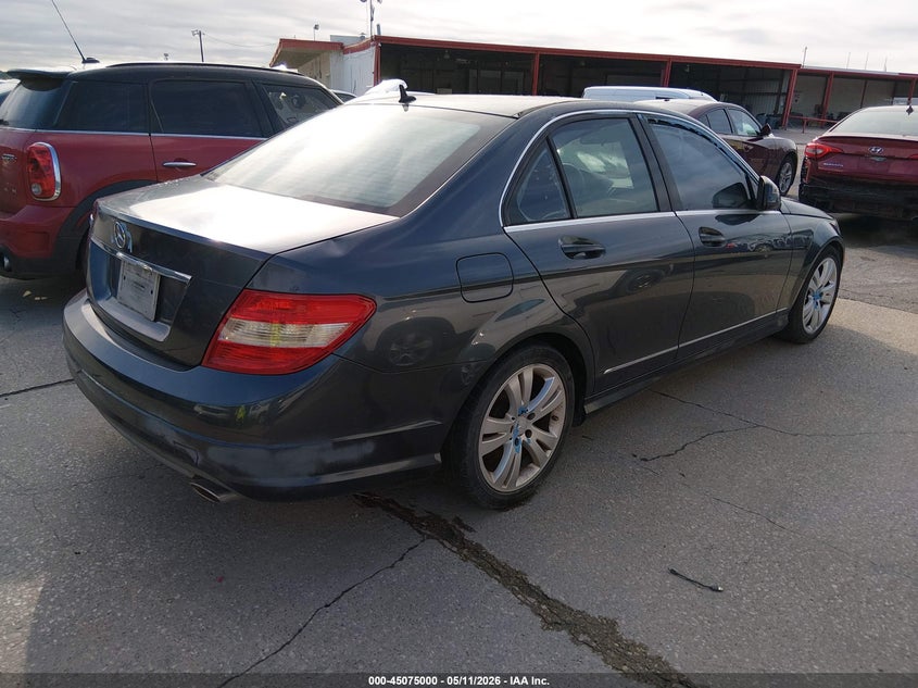 2009 Mercedes-benz C class VIN WDDGF54X89R053142 IAAI salvage auction — NORMAL WEAR, Original (Texas), sold $675 on 2026-08-03 (photo 4)