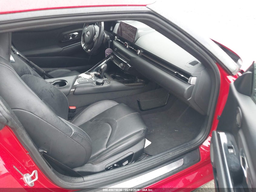 2020 Toyota Supra VIN WZ1DB4C03LW022964 IAAI salvage auction — LEFT FRONT, Salvage (Massachusetts), sold $21,800 on 2026-08-07 (photo 5)