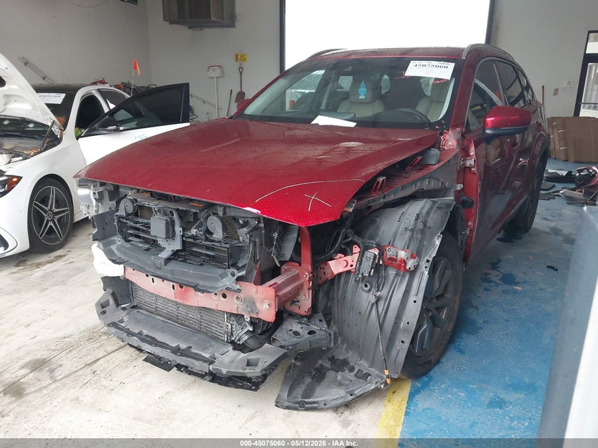 2021 Mazda Cx-9 VIN JM3TCACY4M0526477 IAAI salvage auction — FRONT END, Salvage (Georgia), sold $3,950 on 2026-07-06 (photo 2)