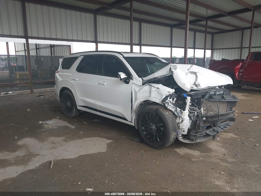2025 Hyundai Palisade VIN KM8R7DGE0SU831033 IAAI salvage auction — FRONT END, Salvage (Texas), sold $9,550 on 2026-07-07 (photo 1)