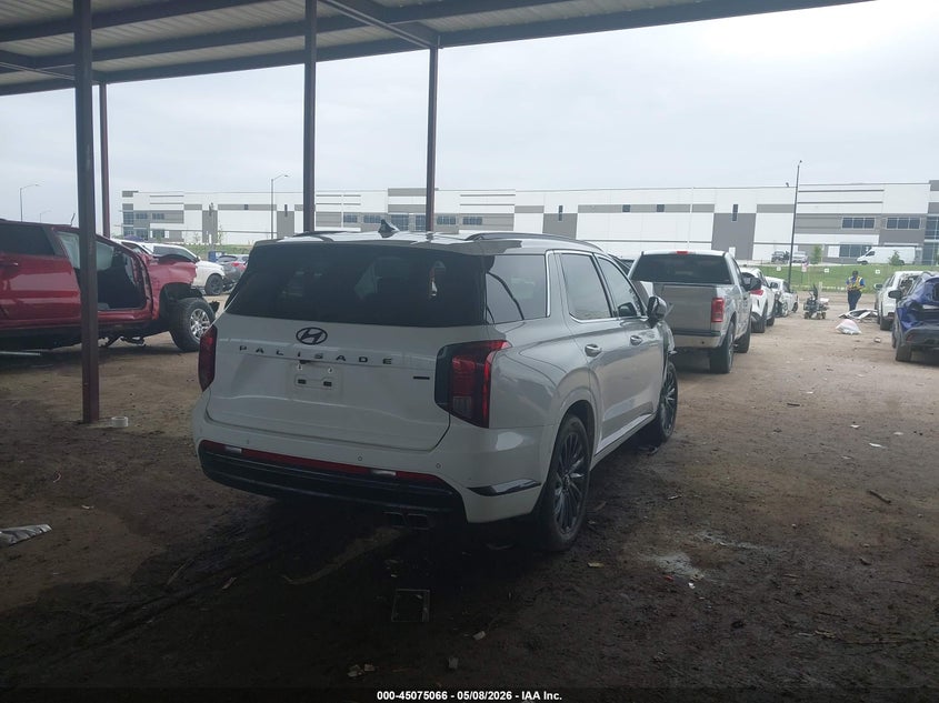 2025 Hyundai Palisade VIN KM8R7DGE0SU831033 IAAI salvage auction — FRONT END, Salvage (Texas), sold $9,550 on 2026-07-07 (photo 4)
