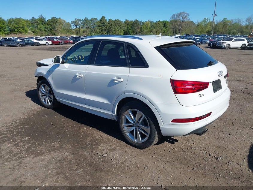 2018 Audi Q3 VIN WA1ECCFS2JR002623 IAAI salvage auction — FRONT END, Mv-907A (New York), sold $25 on 2026-07-28 (photo 3)