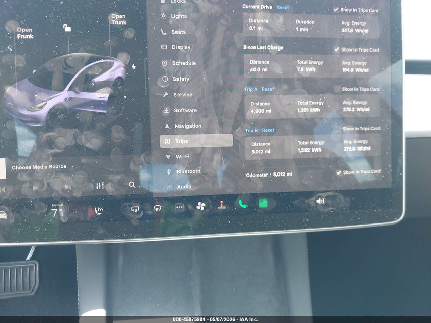 2023 Tesla Model 3 VIN 5YJ3E1EA7PF408934 IAAI salvage auction — NORMAL WEAR, Sf97 (Indiana), sold $25,250 on 2026-07-15 (photo 7)