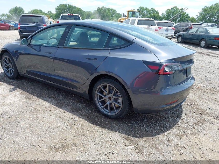 2023 Tesla Model 3 VIN 5YJ3E1EA7PF408934 IAAI salvage auction — NORMAL WEAR, Sf97 (Indiana), sold $25,250 on 2026-07-15 (photo 3)