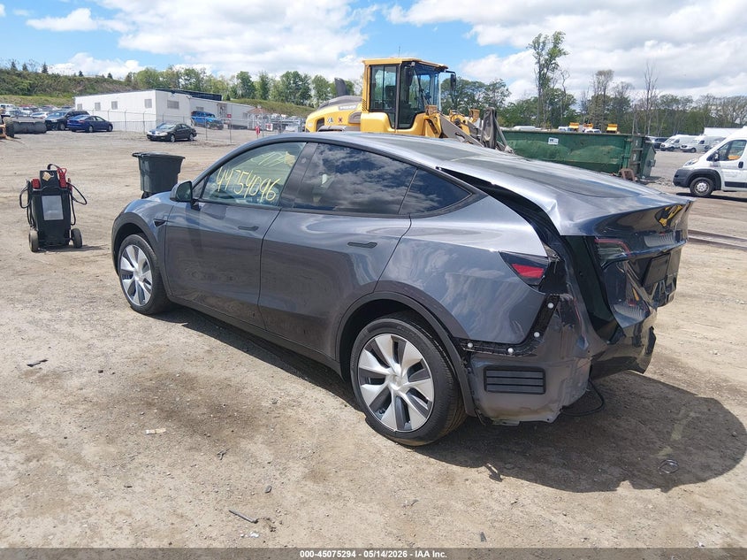 2023 Tesla Model y VIN 7SAYGDEEXPA168167 IAAI salvage auction — REAR END, Salvage (New Jersey), sold $9,200 on 2026-07-23 (photo 3)