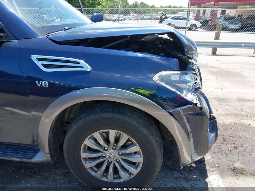 2018 Nissan Armada VIN JN8AY2ND0J9059085 IAAI salvage auction — FRONT END, Salvage (North Carolina), sold $2,900 on 2026-07-15 (photo 6)