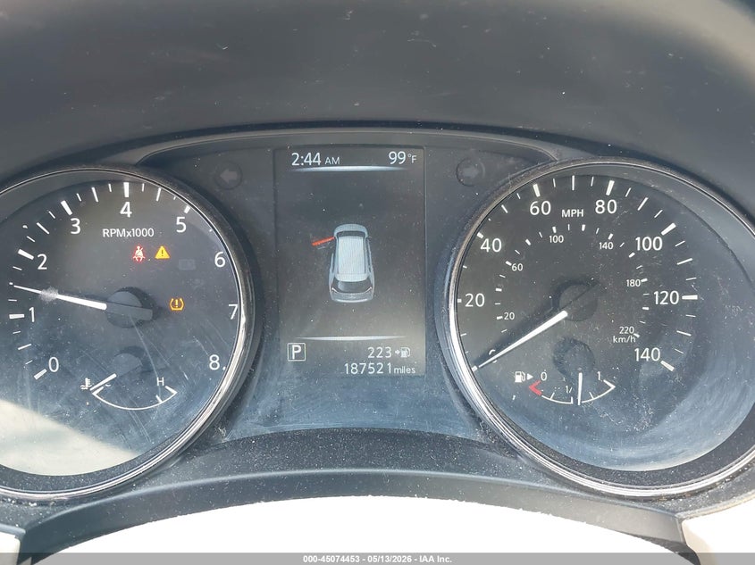 2017 Nissan Rogue VIN JN8AT2MT2HW401574 IAAI salvage auction — LEFT FRONT, Original (Texas), sold $1,925 on 2026-07-23 (photo 7)