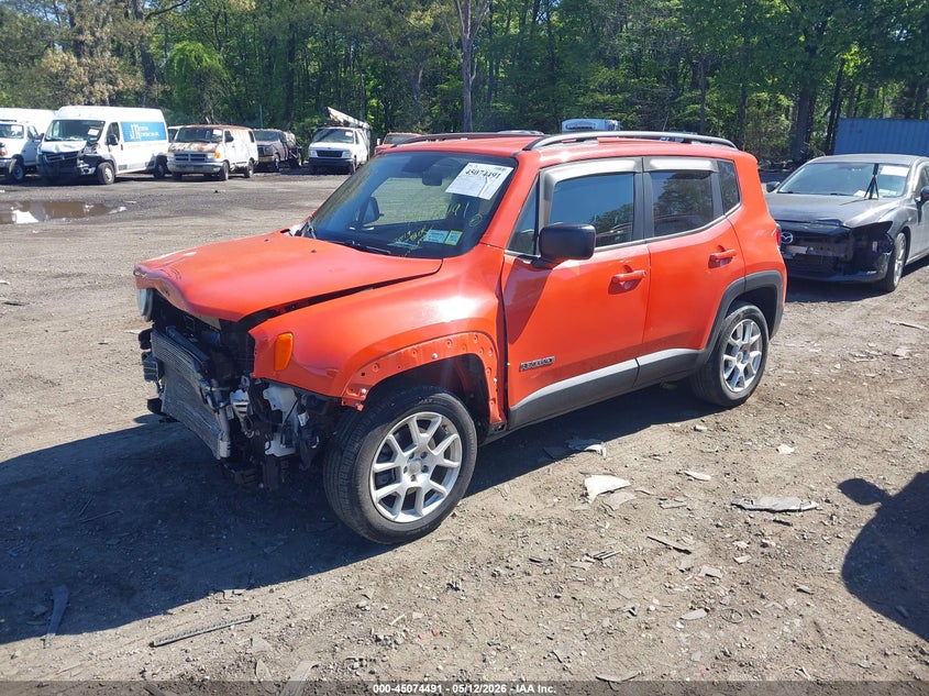 2019 Jeep Renegade VIN ZACNJBABXKPJ91631 IAAI salvage auction — FRONT END, Mv-907A (New York), sold $1,050 on 2026-07-07 (photo 2)