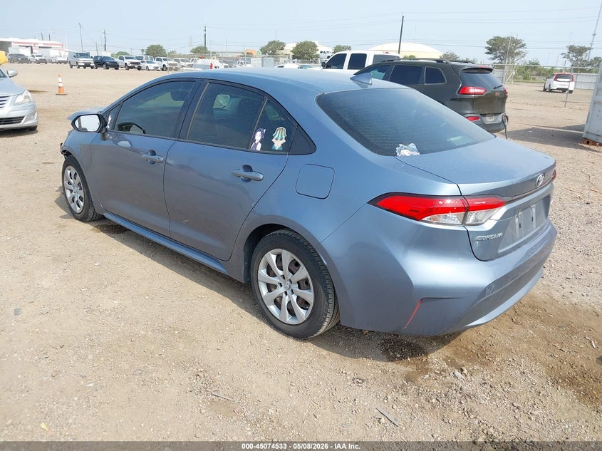 2020 Toyota Corolla VIN JTDEPRAEXLJ114960 IAAI salvage auction — FRONT END, Original (Texas), sold $3,575 on 2026-07-29 (photo 3)