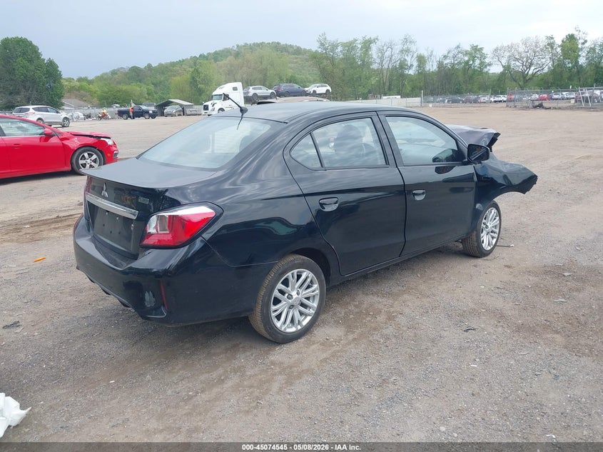 2024 Mitsubishi Mirage VIN ML32FUFJ2RHF06531 IAAI salvage auction — FRONT END, Salvage (Ohio), sold $1,600 on 2026-07-13 (photo 4)