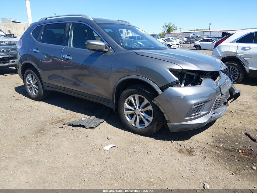 2016 Nissan Rogue VIN KNMAT2MV0GP693361 IAAI salvage auction — FRONT END, Salvage (Idaho), sold $2,050 on 2026-07-13 (photo 1)