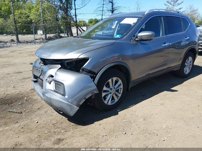 2016 Nissan Rogue VIN KNMAT2MV0GP693361 IAAI salvage auction — FRONT END, Salvage (Idaho), sold $2,050 on 2026-07-13 (photo 2)