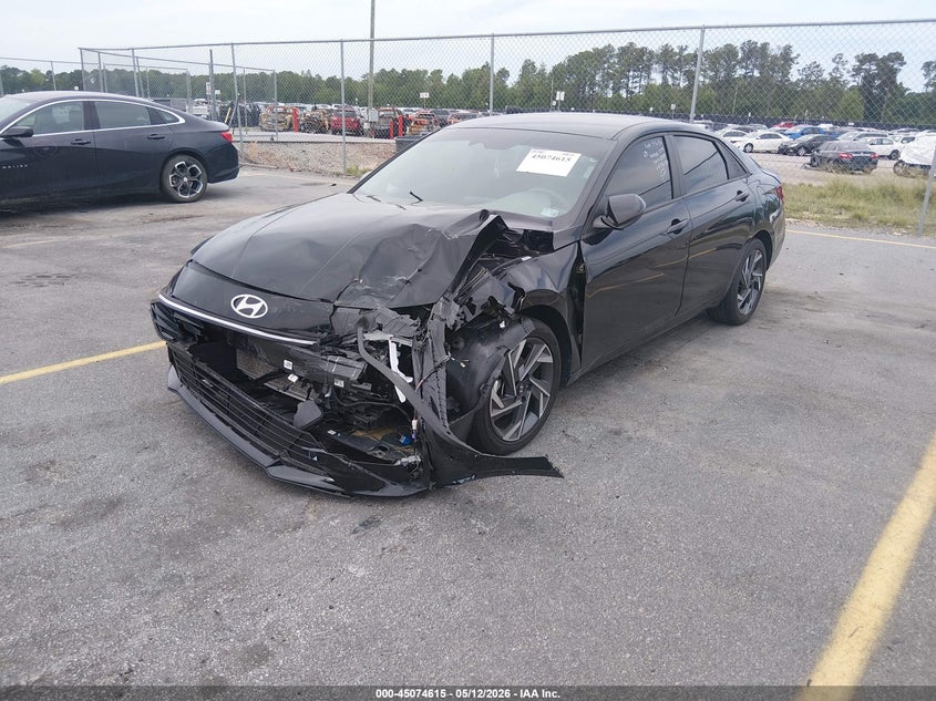 2025 Hyundai Elantra VIN KMHLM4DG0SU951189 IAAI salvage auction — LEFT FRONT, Salvage (South Carolina), sold $4,800 on 2026-07-08 (photo 2)