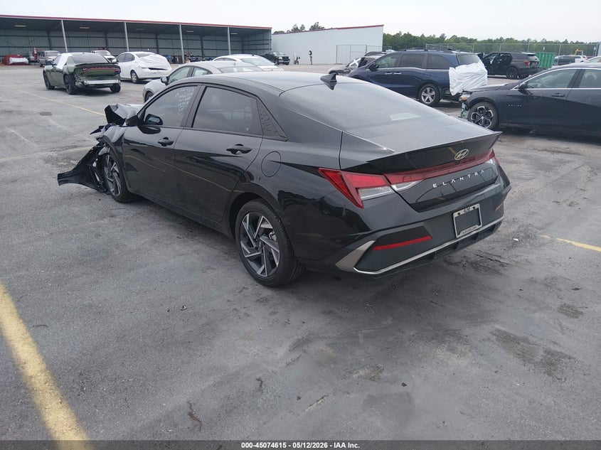 2025 Hyundai Elantra VIN KMHLM4DG0SU951189 IAAI salvage auction — LEFT FRONT, Salvage (South Carolina), sold $4,800 on 2026-07-08 (photo 3)
