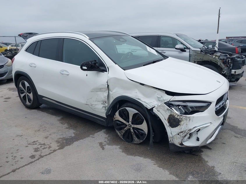 2025 Mercedes-benz Gla-klasse VIN W1N4N4GB4SJ661814 IAAI salvage auction — RIGHT FRONT, Original (Texas), sold $12,300 on 2026-07-30 (photo 1)