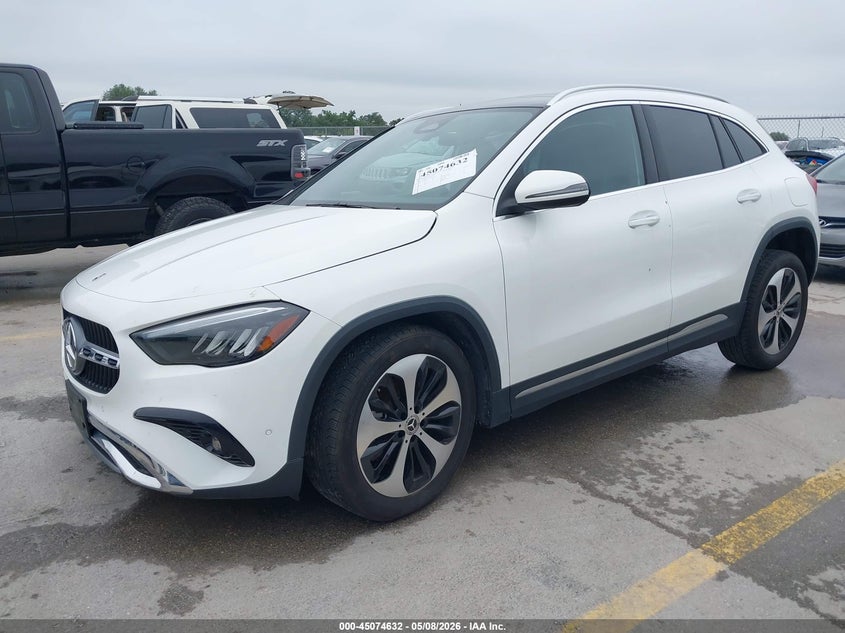 2025 Mercedes-benz Gla-klasse VIN W1N4N4GB4SJ661814 IAAI salvage auction — RIGHT FRONT, Original (Texas), sold $12,300 on 2026-07-30 (photo 2)