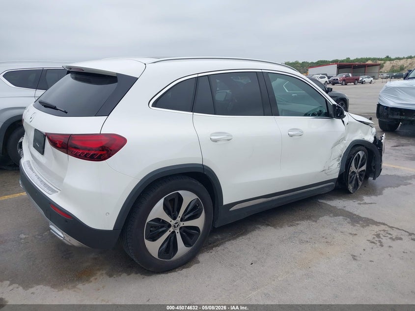 2025 Mercedes-benz Gla-klasse VIN W1N4N4GB4SJ661814 IAAI salvage auction — RIGHT FRONT, Original (Texas), sold $12,300 on 2026-07-30 (photo 4)