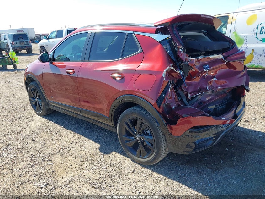 2025 Buick Encore gx VIN KL4AMDSL6SB045999 IAAI salvage auction — REAR END, Original (Texas), sold $5,550 on 2026-07-29 (photo 3)