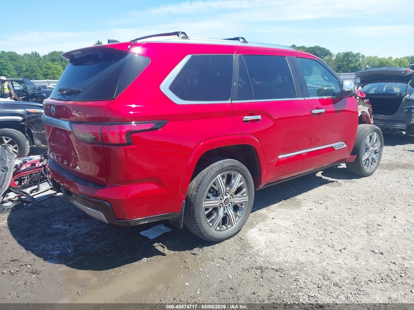 2024 Toyota Sequoia VIN 7SVAAABA3RX044906 IAAI salvage auction — FRONT END, Wait Title, sold $23,600 on 2026-10-19 (photo 4)