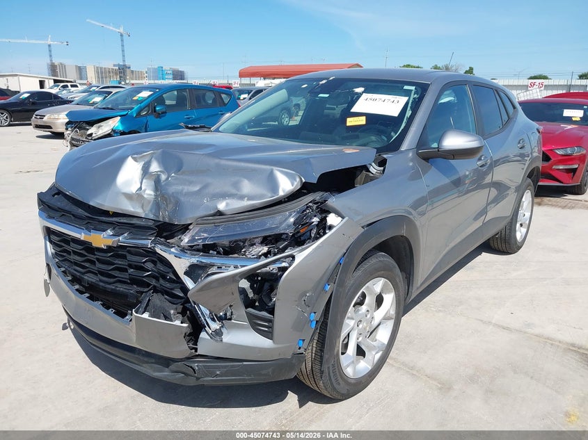 2025 Chevrolet Trax VIN KL77LFEP7SC023188 IAAI salvage auction — FRONT END, Original (Texas), sold $6,150 on 2026-07-13 (photo 2)