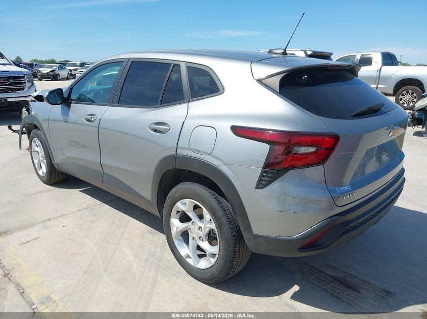 2025 Chevrolet Trax VIN KL77LFEP7SC023188 IAAI salvage auction — FRONT END, Original (Texas), sold $6,150 on 2026-07-13 (photo 3)